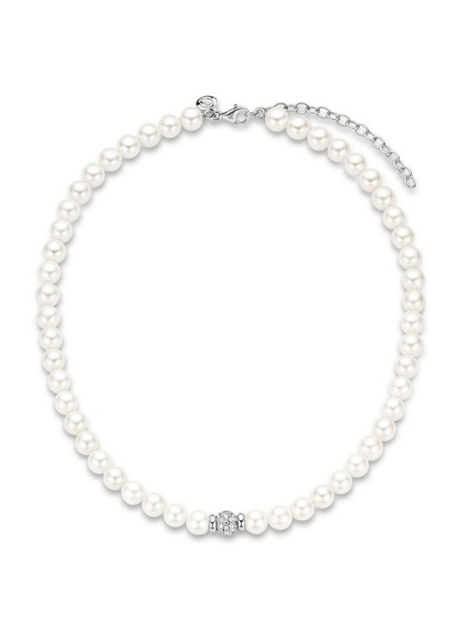 TI SENTO - Milano Ketting met zirkonia 3814PW - detail 3 parelmoer