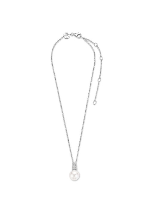 TI SENTO - Milano Ketting van zilver met zirkonia 3877PW - detail 3 zilver