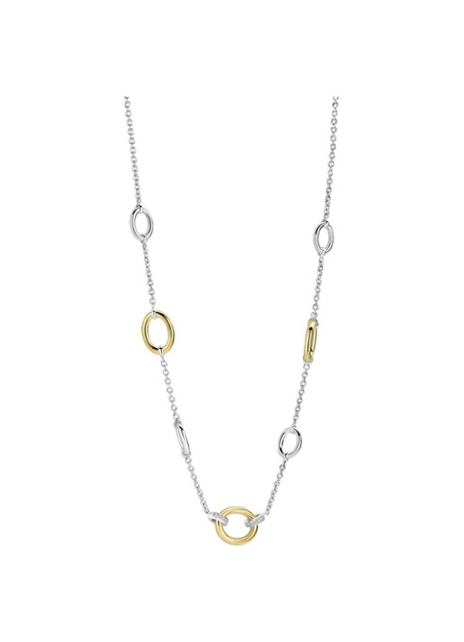 TI SENTO - Milano Ketting verguld 34093ZY - detail 2 zilver