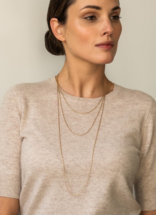 TI SENTO - Milano Ketting verguld 3933SY - voorkant 4 goud