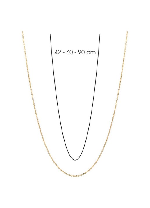 TI SENTO - Milano Ketting verguld 3933SY - detail goud