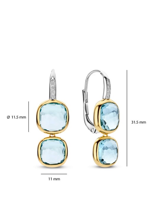 TI SENTO - Milano Oorhangers 78054TY - detail 2 goud