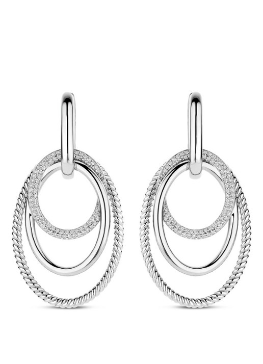 TI SENTO - Milano Oorhangers 78067ZI - detail zilver