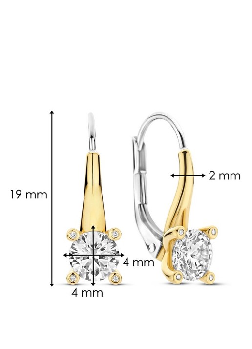 TI SENTO - Milano  Oorhangers verguld 78009ZY - detail 5 goud