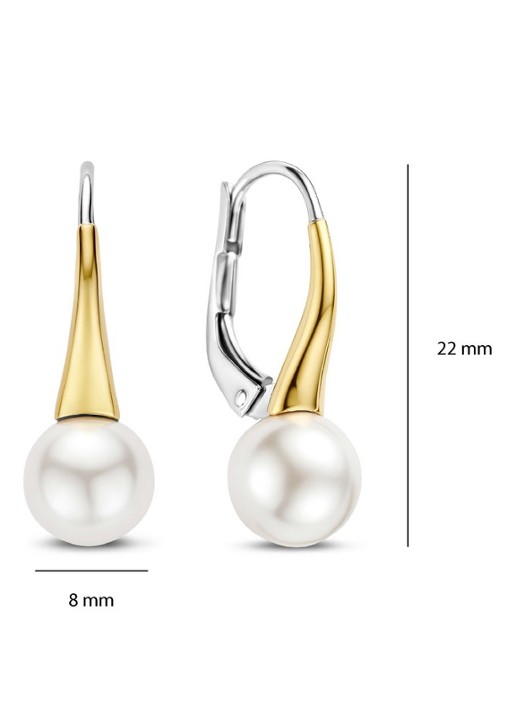 TI SENTO - Milano Oorhangers verguld 78062YP - detail 2 goud