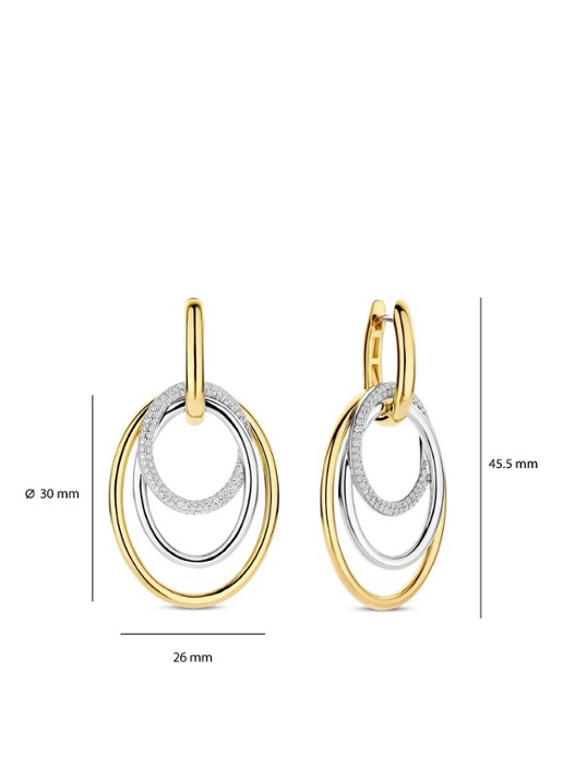TI SENTO - Milano Oorhangers verguld 78067ZY - detail 4 goud