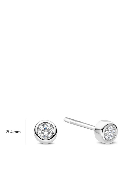 TI SENTO - Milano Oorknopjes 78057ZI - detail 4 zilver