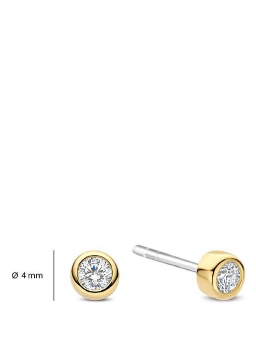 TI SENTO - Milano Oorknopjes 78057ZY - detail 4 goud