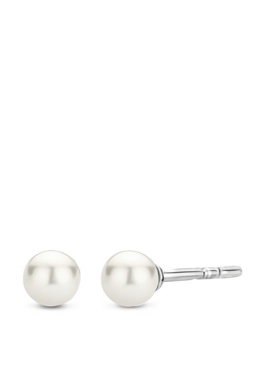 TI SENTO - Milano Oorknopjes van zilver met parel 7940PW_H