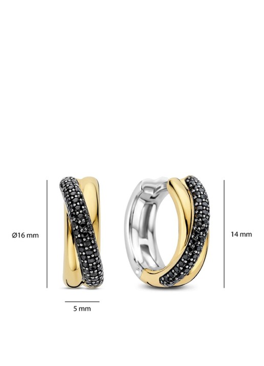 TI SENTO - Milano Oorringen 78012BY - detail 3 goud