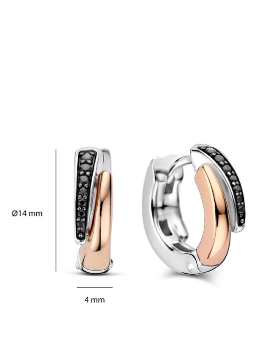 TI SENTO - Milano Oorringen 78052BR - detail 5 roségoud