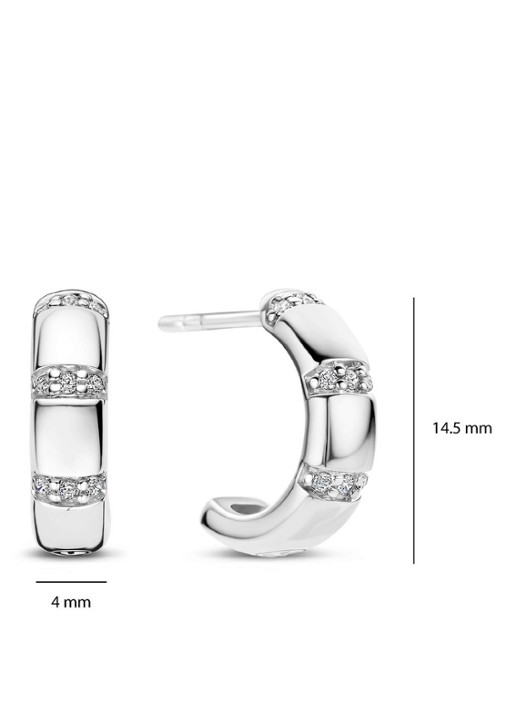 TI SENTO - Milano Oorringen 78058ZI - detail 4 zilver