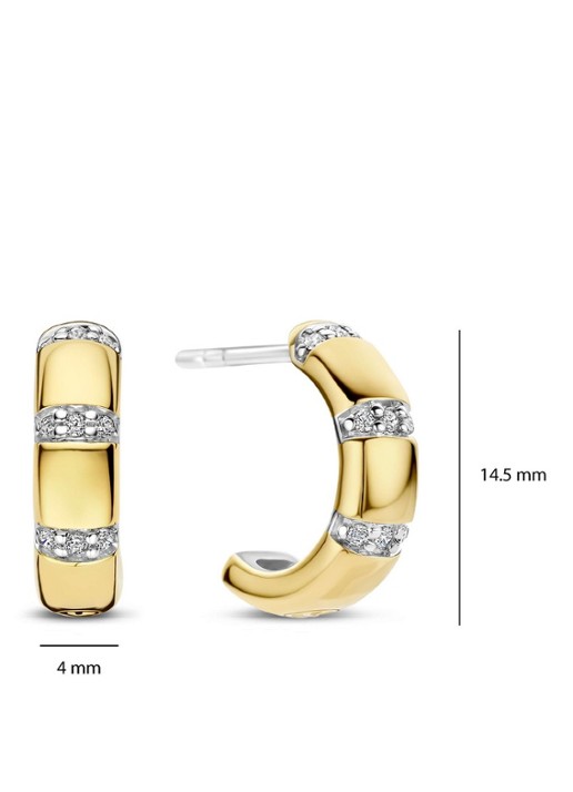 TI SENTO - Milano Oorringen 78058ZY - detail 2 goud
