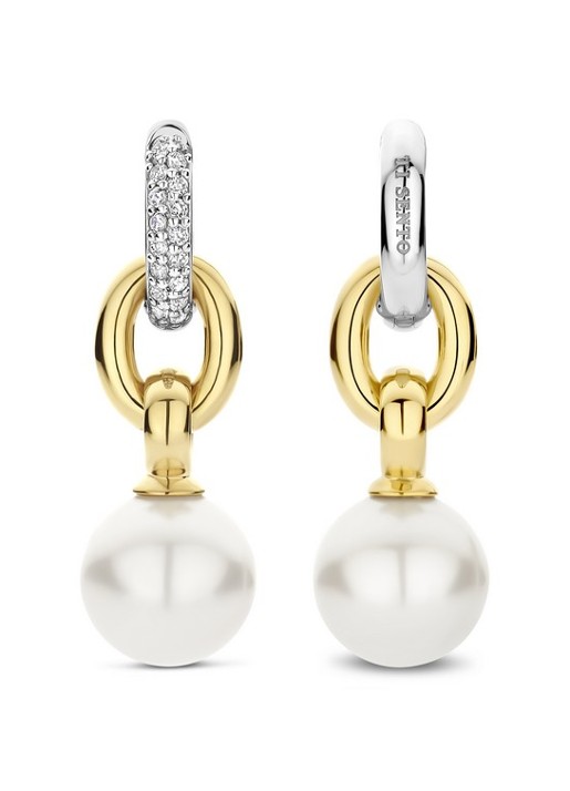 TI SENTO - Milano Oorringen met parel 78016YP - detail 3 goud