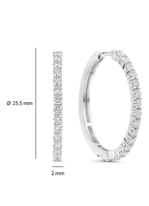 TI SENTO - Milano Oorringen van zilver 78078ZI - detail 3 zilver