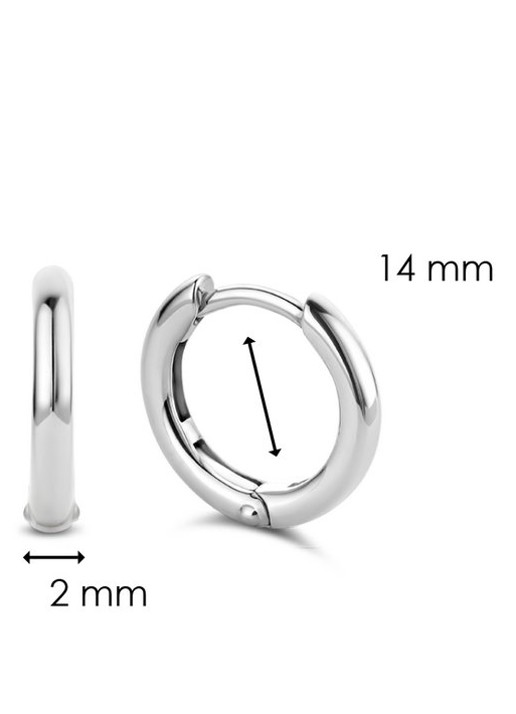 TI SENTO - Milano Oorringen van zilver 7812SI - detail 6 zilver
