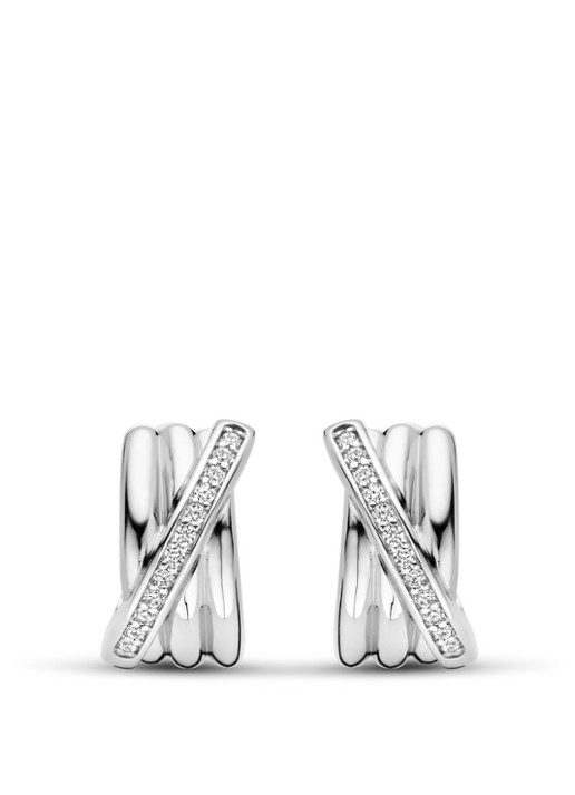 TI SENTO - Milano Oorringen van zilver 7960ZI - detail zilver