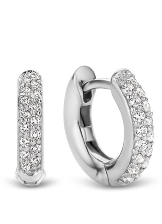 TI SENTO - Milano Oorringen van zilver met zirkonia 7210ZI