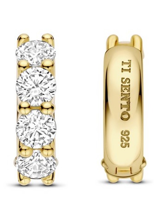 TI SENTO - Milano Oorringen verguld 78023ZY - detail 5 goud