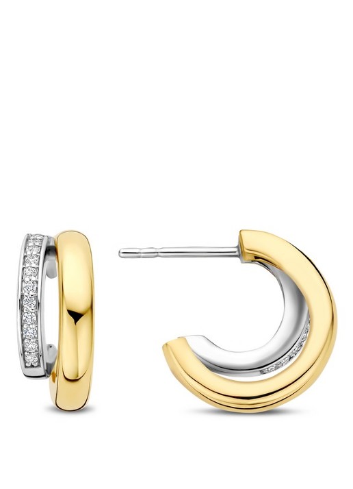 TI SENTO - Milano Oorringen verguld 78035ZY - detail 2 goud