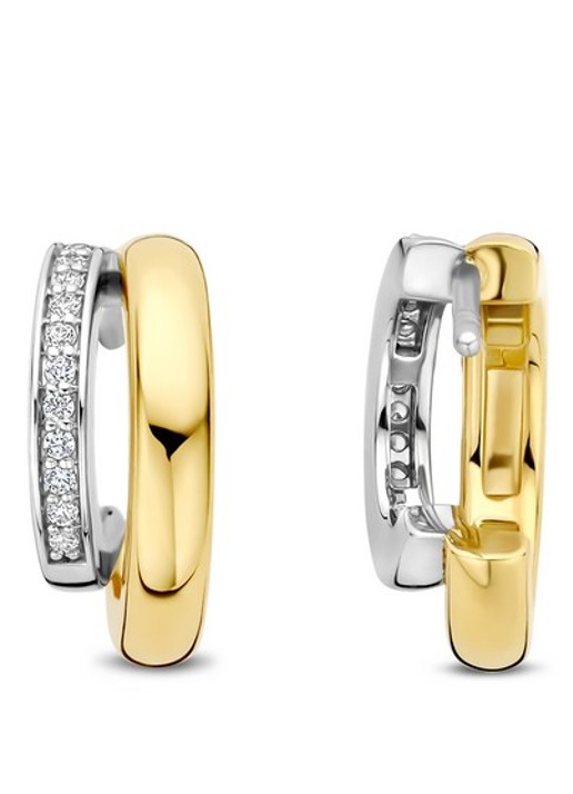TI SENTO - Milano Oorringen verguld 78035ZY - detail 3 goud