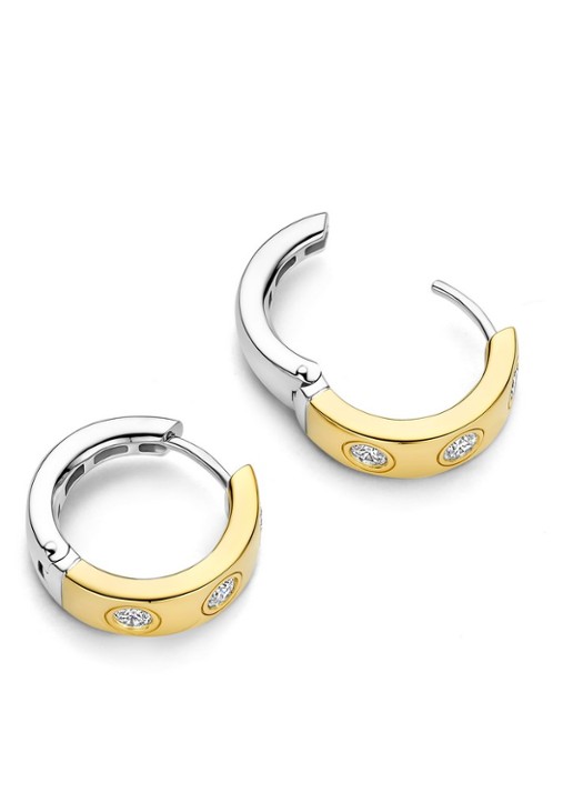 TI SENTO - Milano Oorringen verguld 78046ZY - detail 4 goud