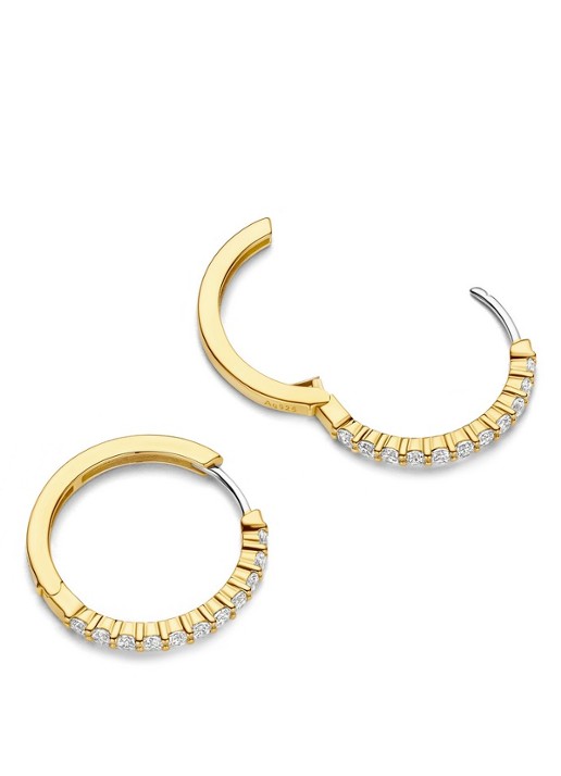 TI SENTO - Milano Oorringen verguld 78077ZY - detail 3 goud