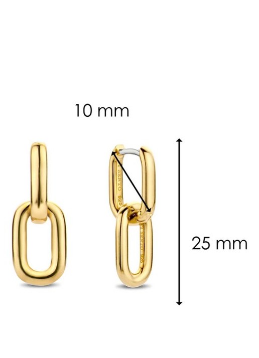 TI SENTO - Milano Oorringen verguld 7831SY - detail 5 goud