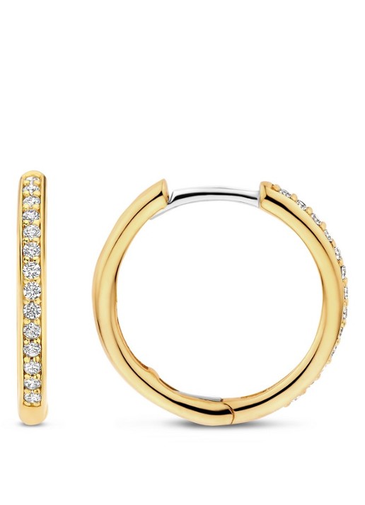 TI SENTO - Milano Oorringen verguld 7959ZY - detail 2 goud