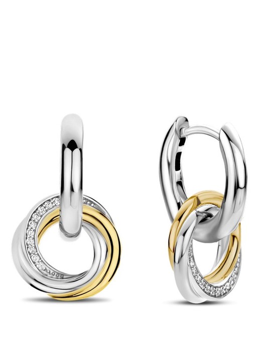 TI SENTO - Milano Oorringen verguld 7976ZY - detail goud