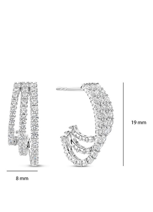 TI SENTO - Milano Oorstekers 78069ZI - detail 4 zilver