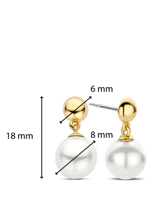 TI SENTO - Milano  Oorstekers verguld 7912YP - detail 5 goud