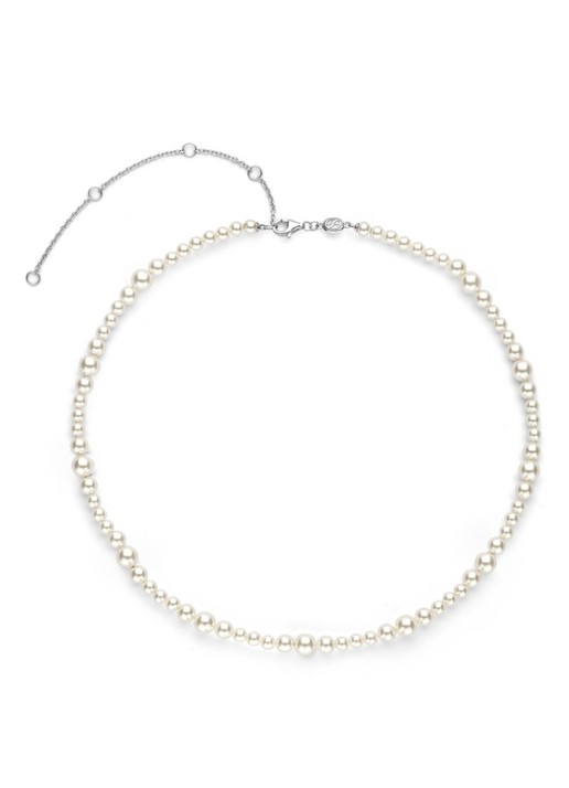 TI SENTO - Milano Parelketting van zilver 34094PW - detail parelmoer