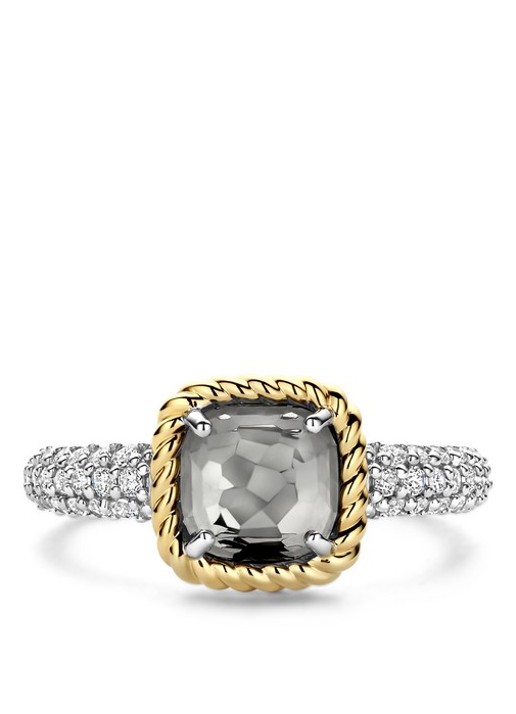 TI SENTO - Milano Ring 12399GG - detail 5 zilver