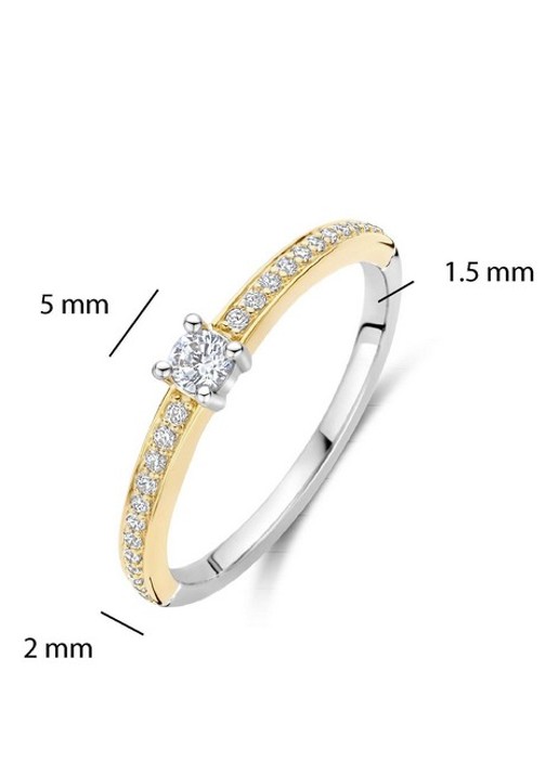 TI SENTO - Milano Ring 12400ZY - detail 3 goud