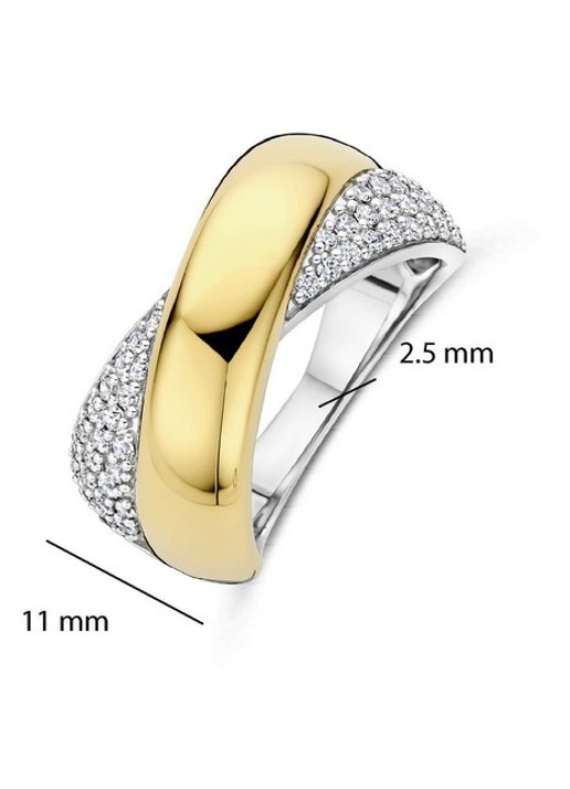 TI SENTO - Milano Ring 12404ZY - detail 5 goud