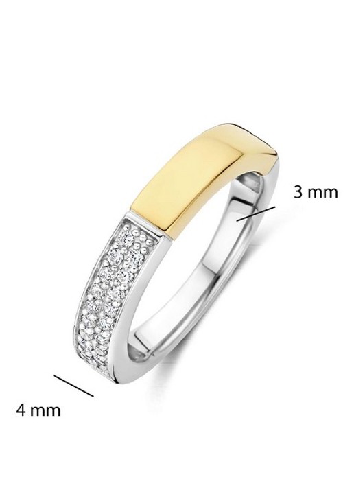 TI SENTO - Milano Ring 12407ZY - detail 5 zilver
