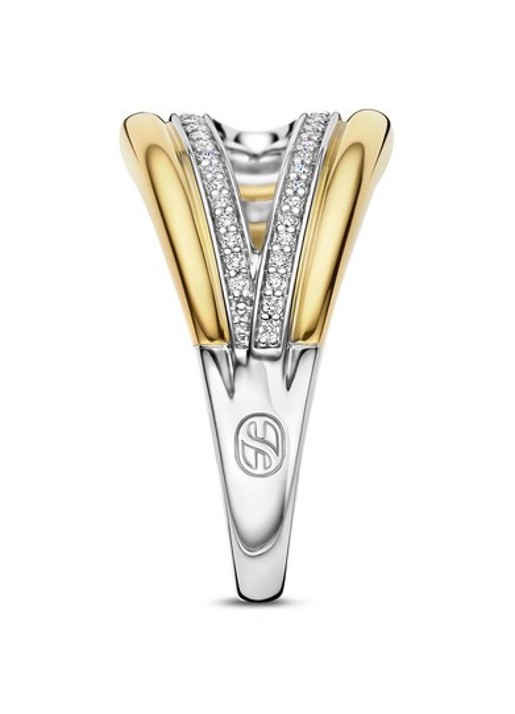 TI SENTO - Milano Ring 12408ZY - detail 3 goud
