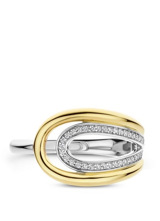 TI SENTO - Milano Ring 12408ZY - detail 4 goud