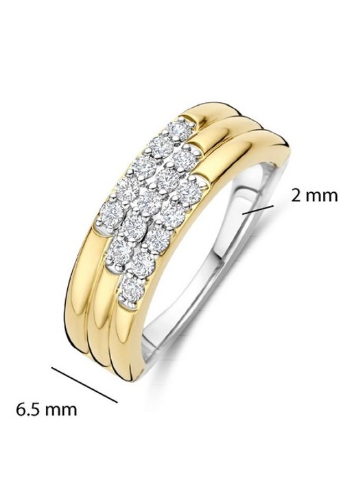 TI SENTO - Milano Ring 12411ZY - detail 3 goud