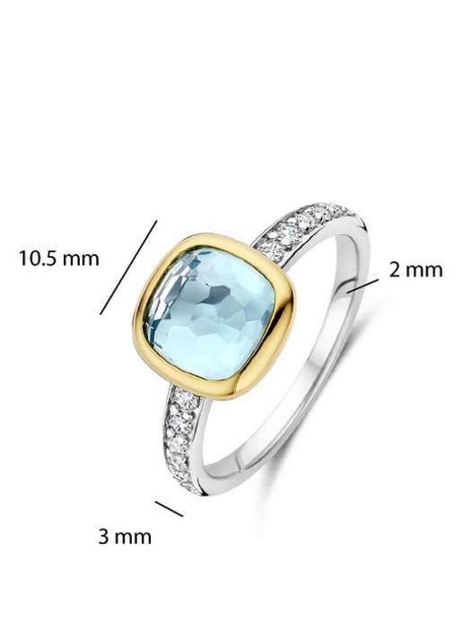 TI SENTO - Milano Ring 12414TY - detail 6 zilver