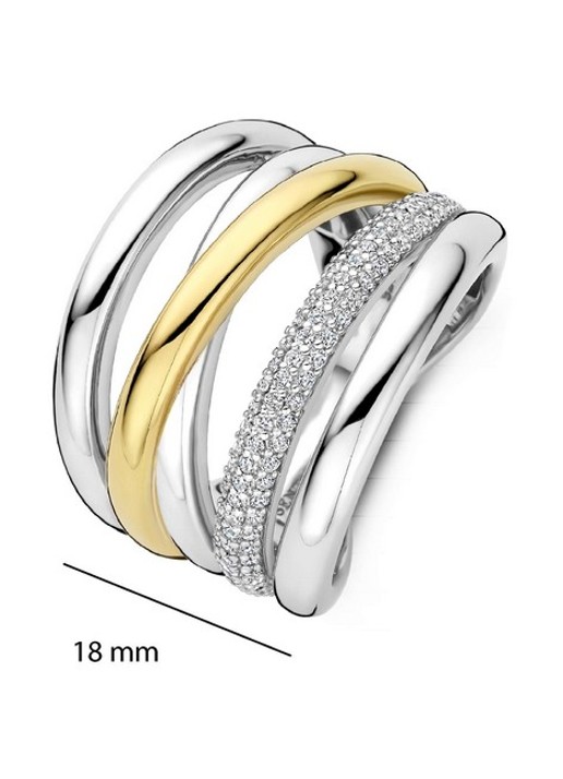 TI SENTO - Milano Ring 12421ZY - detail 3 zilver