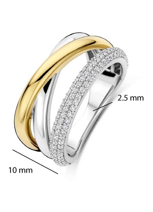 TI SENTO - Milano Ring 12422ZY - detail 3 zilver
