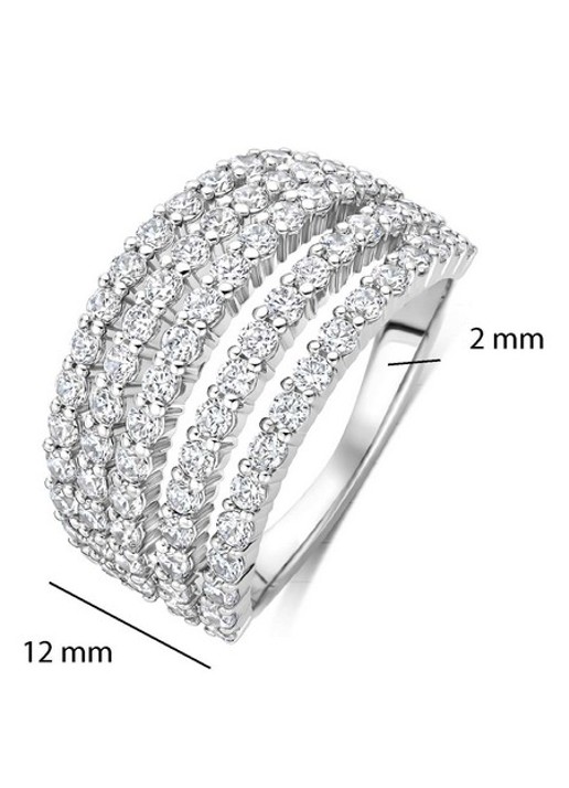 TI SENTO - Milano Ring 12425ZI - detail 5 zilver
