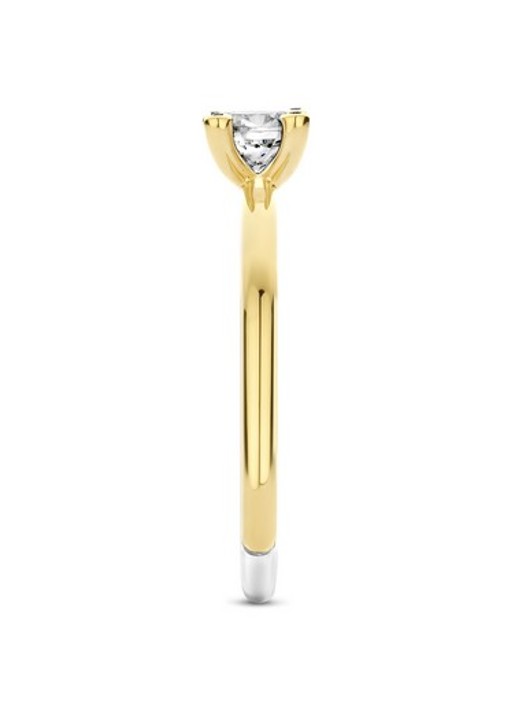 TI SENTO - Milano Ring met zirkonia 12367ZY - detail 2 goud