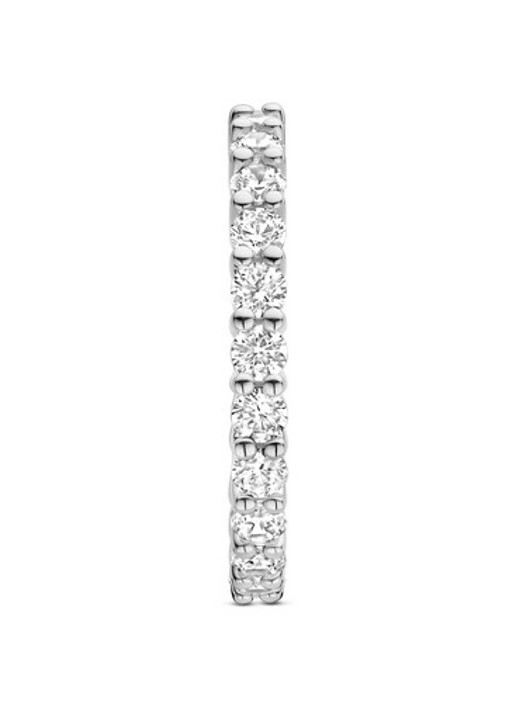 TI SENTO - Milano Ring met zirkonia 12371ZI - detail zilver
