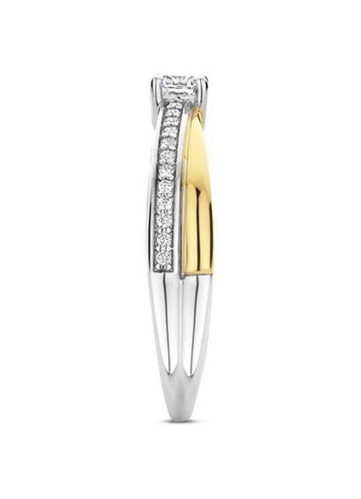 TI SENTO - Milano Ring met zirkonia 12374ZY - detail 3 zilver