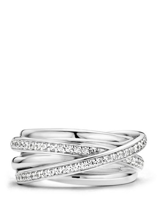 TI SENTO - Milano Ring van zilver 12056ZI - detail 5 zilver