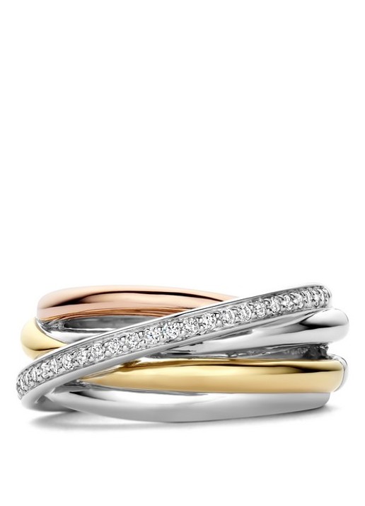 TI SENTO - Milano Ring van zilver 12318ZT - detail 2 zilver