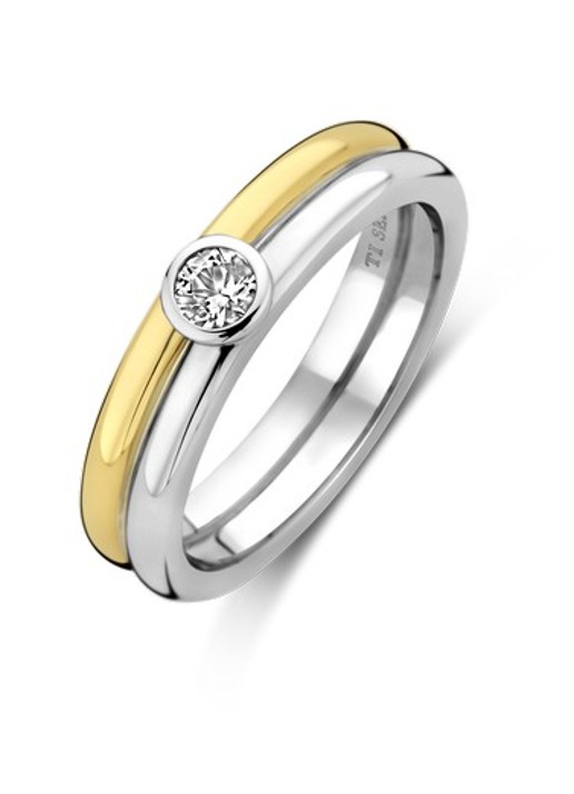 TI SENTO - Milano Ring van zilver 12345ZY